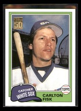 2001 Topps Traded & Rookies Carlton Fisk #T100