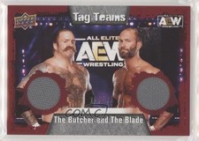 2022 AEW All Elite Wrestling Red Mat Relics 11/25 The Butcher Blade Patch 19mv