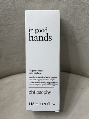 Philosophy In Good Hands Hand Cream 3.9oz Fragrance Free New In Box