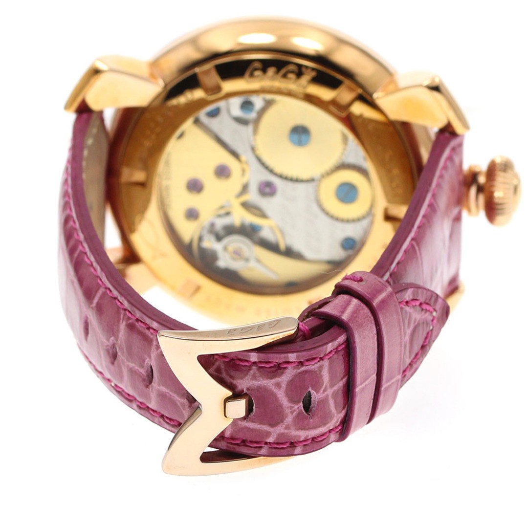 GaGa MILANO Manuele 48 Watch Silver Dial Used Excellent Condition From Japan image 6
