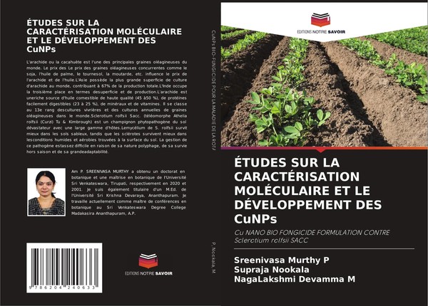 Sreenivasa Murthy P (U. A.) | ÉTudes SUR LA CaractÉRisation MolÉCulaire ET Le...-image