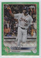 2022 Topps Chrome Green Wave Refractor 6/99 Jose Siri #204 3p9