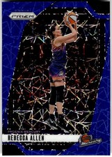 2024 Panini Prizm WNBA #124 Rebecca Allen Blue Velocity Prizms