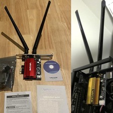 WIFI7/6E PCIE WiFi Card Intel AX210 BE200 for Desktop Wireless Bluetooth Adapter