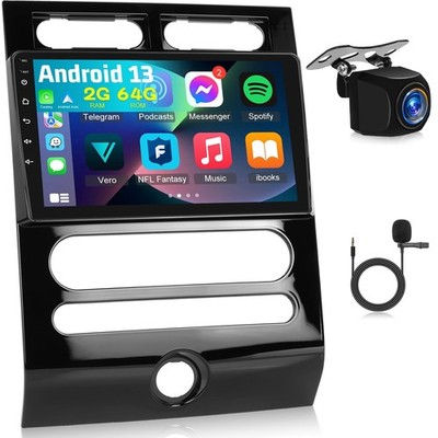 CAMECHO 2+64G Car Radio Stereo for Ford Expedition 2008-2014 with Wireless Carpl