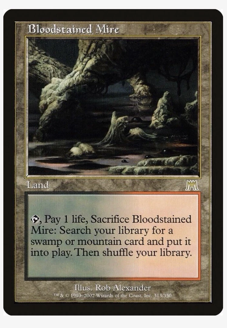 Bloodstained Mire Magic: The Gathering Wizards of the Coast