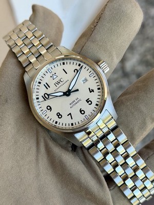 IWC Pilots Mark XX Stainless Steel Automatic 40 mm WHITE Watch