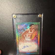 Topps Signed & Sealed Autograph Zaccharie Risacher Atlanta Hawks 2025-26 BSI-ZR