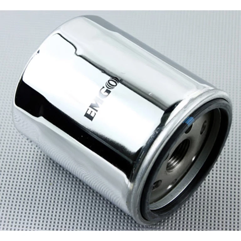 Filtro de óleo Emgo micro-vidro - Cromado motocicleta ATV/UTV bicicleta de rua bicicleta suja - Imagem 3 de 4