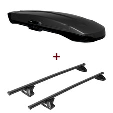 Dachbox Thule Vector Alpine + Dachträger Thule für Opel Astra H Caravan Typ L35