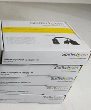 Lot of 5 New Sealed  StarTech HD2DP HDMI to DisplayPort 1.2 Adapter - 4K