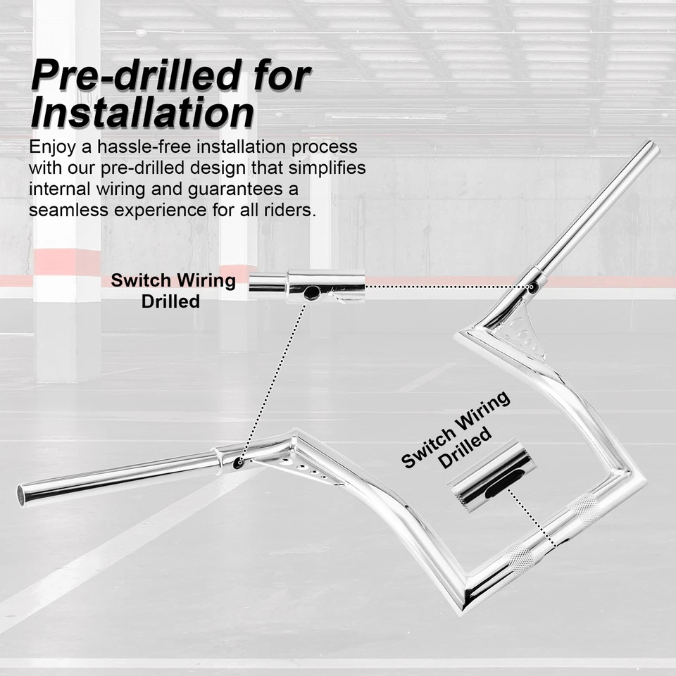 14-дюймовый подъемный острый руль-вешалка для Kawasaki Vaquero VN1700 Voyager VN 1700 - Изображение 4 из 4