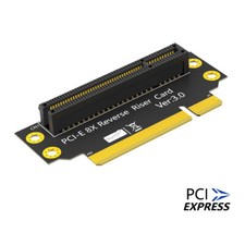 PCI-e 8X 3.0 90 Degree Reverse Male to Female Riser Card For 1U 2U Server