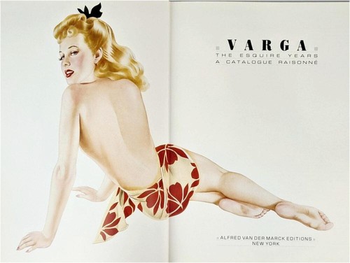 VARGA THE ESQUIRE YEARS Alfred van der Marck EDITION - LARGE HC Into by Vonnegut - Foto 5 di 23
