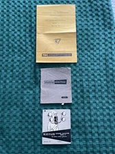 Movie Camera Vintage Manuals 