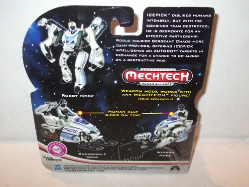 Transformers Mechtech Figure ✰ SEALED ✰ ICEPICK Sergeant Chaos - Picture 3 of 3