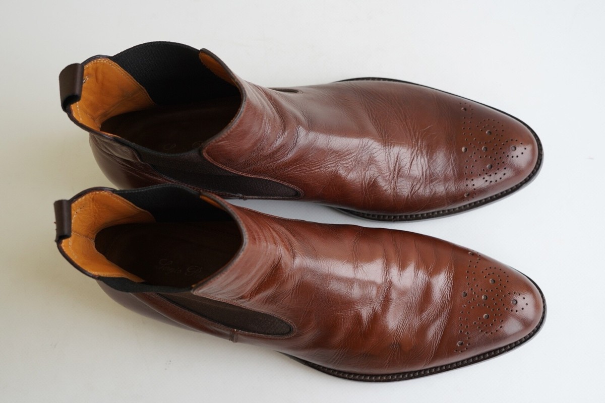 Sergio Rossi men's leather Chelsea boots UK9.5 EUR43 US10.5 Sergio Rossi men's leather Chelsea boots UK9.5 EUR43 US10.5