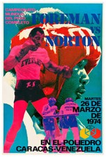 George Forman vs Ken Norton -1974 - Vintage Boxing Poster