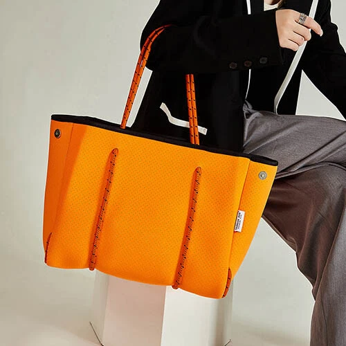 Large Beach Bag, thick punched bonded Neoprene Tote Bag, Outdoors Travel TB7080 - Picture 15 of 52