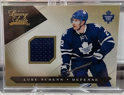 LUKE SCHENN Panini Luxury Suite Jersey GOLD 02/10 Jersey Number!!!!