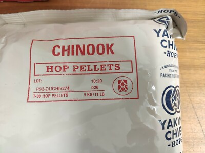 5kg(55 /kg) CHINOOK USA TYPE 90 HOP PELLETS 2019
