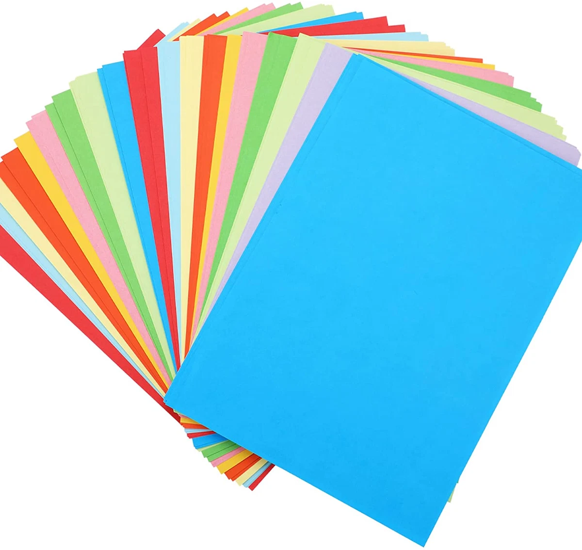 200 Sheets 10 Colors Colored Paper A4 Printer Paper Copy Paper