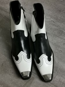 zara stiefeletten leder