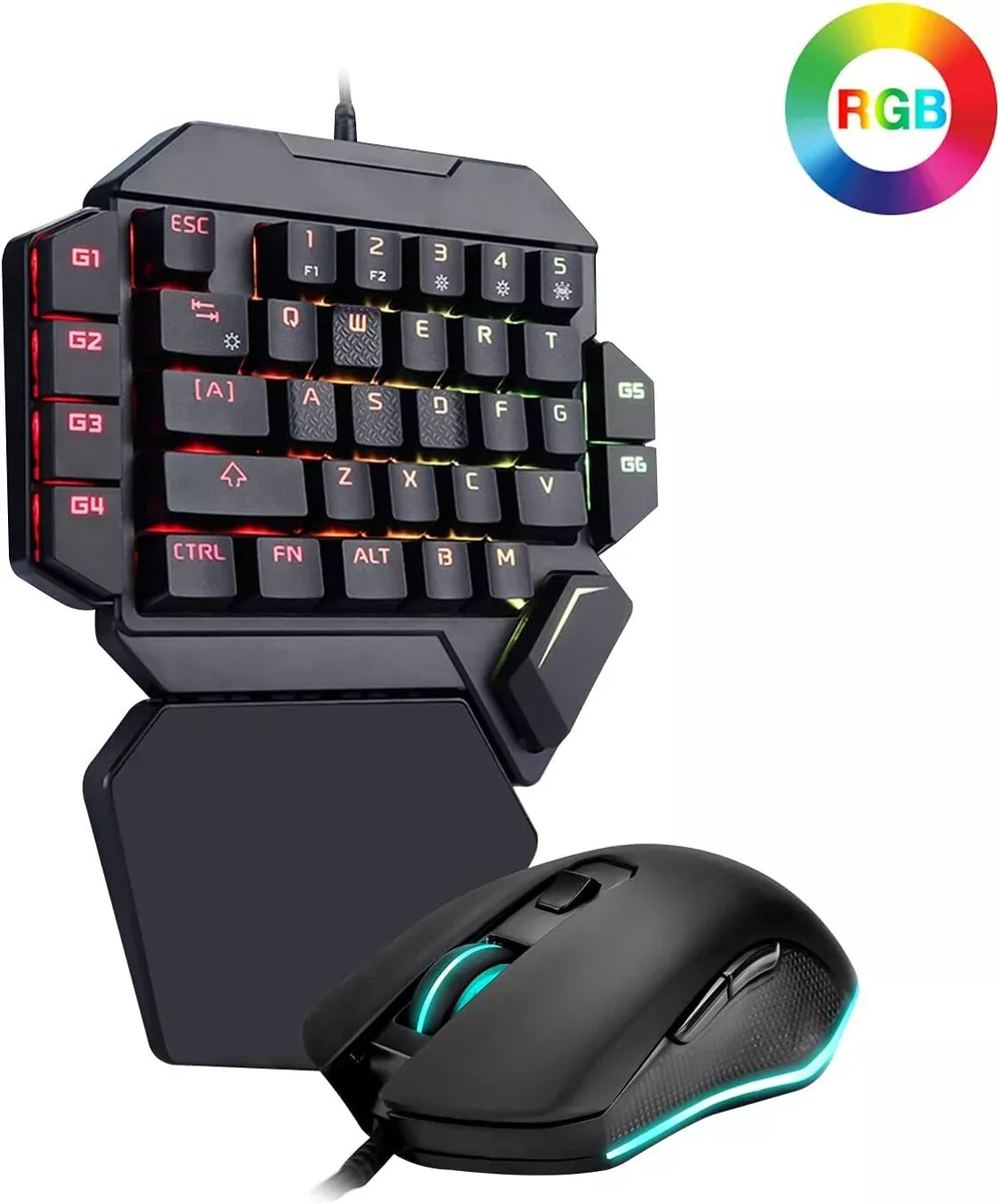 Teclado Pequeño Gamer de Mano