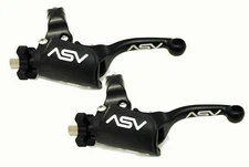 ASV Unbreakable F3 Black Shorty Clutch Brake Levers Dust Covers XR CRF 50 70 100
