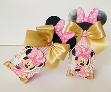 12x Personalised Cute Minnie, Girls Party Favours, Party Box|Birthday Favours