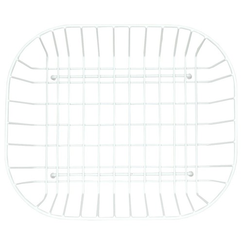 Delfinware Oval Sink Basket White 2947 Dish Draining Rack New eBay