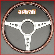 14" Inch astrali Monza Classic Steering Wheel Wood Rim & Boss Fits CLASSIC MINI