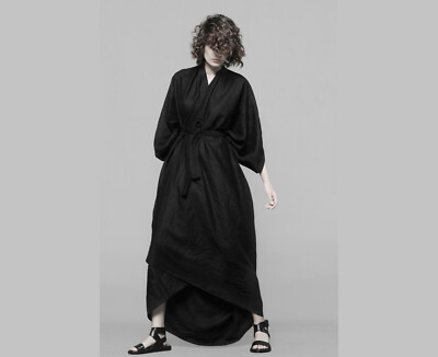 Organic linen cocoon cardigan. Linen kimono dress. Kimono duster. Kimono  robe | eBay