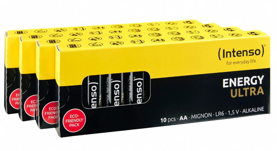 40 Intenso Energy Ultra AA / Mignon Alkaline Batterien im 40er Karton