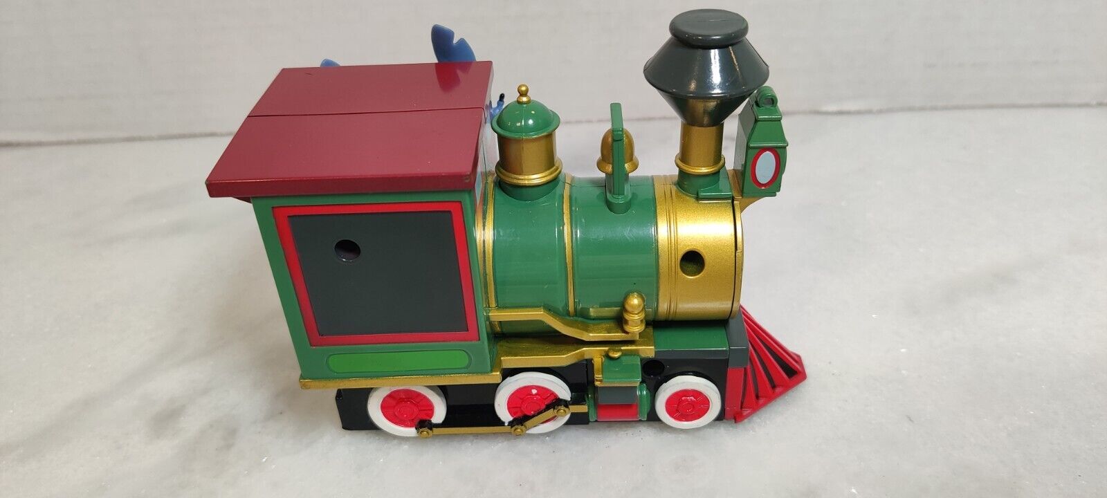 Disney Parks Stitch Riding the Train Vehicle Pullback Toy Tested