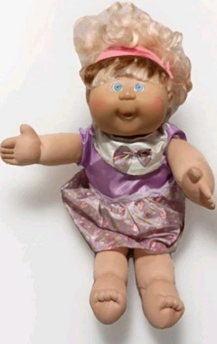 2004 PA-7 Hong Kong Play Along Girl Cabbage Patch Kid Doll With Brown/BlondeHair