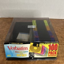 New Verbatim DataLife Colors MF2HD 3.5 IBM Formatted MICRODISKS 48 Disks 1.44MB