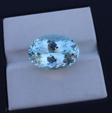 10.5 Ct AQUAMARINE Oval Cut Stone, AAA Grade HIGH QUALITY Loose Stone