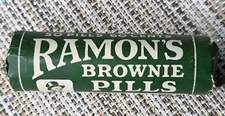 NOS Vintage 1930’s RAMON'S BROWNIE PILLS Bottle Quack Medicine—Full!