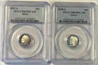 2007s & 2008s Roosevelt Silver Proof Dimes, PR69DCam PCGS, Free Shipping!