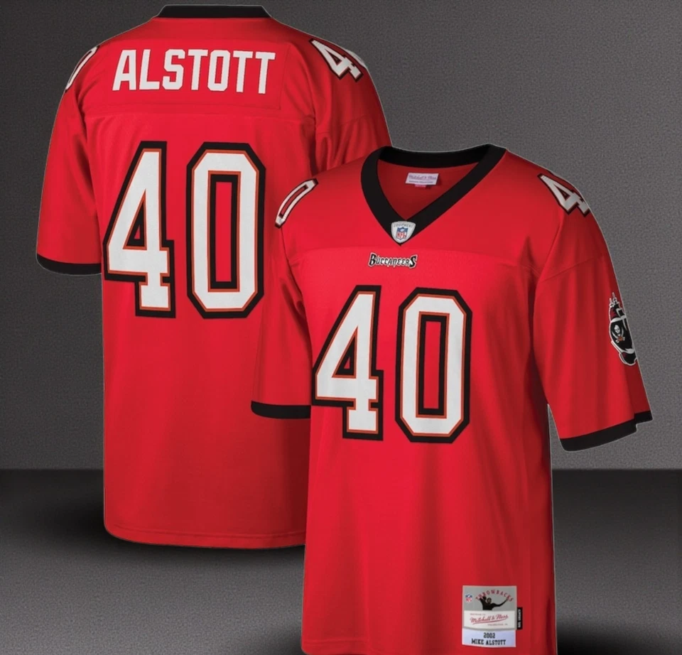 NUEVA Camiseta Mike Alstott Tampa Bay Buccaneers Mitchell Ness Legacy Talla L-44 Foto 3 de 4