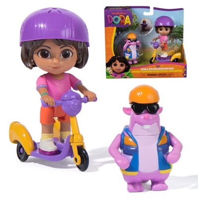 DORA DIE ENTDECKERIN ZOOM UND EXPLORE SET 2 FIGUREN DORA UND TICO MIT ZUBEHOR