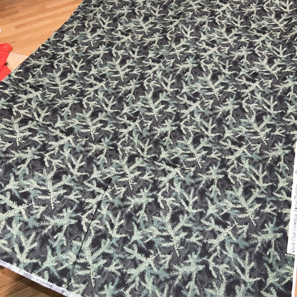 Quilt Club Collection 2003 Thimbleberries Spruce Branches RJR Fabric 42x84 2.3yd - Image 3 of 3