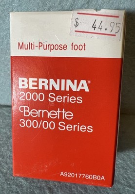 Multi Purpose Foot for Bernina 2000 Series & Bernette 300/00 Series NEW