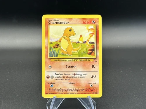 Charmander - 69/130 Base Set 2 - Pokémon TCG - 2000