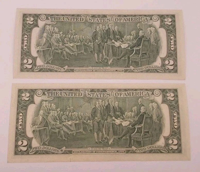 (2) $2 Federal Reserve Note Consecutive Serial San Franscisco Fr. 1935L - Image 2 of 4