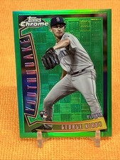 /99 George Kirby RC 2022 Topps Chrome Sonic #YQ-30 YOUTHQUAKE GREEN REFRACTOR