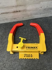 Trimax Tcl65 Universal Auto Rv Trailer Car Wheel Chock Lock Boot No Key