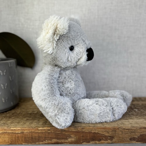 Jellycat Benji Koala Mediano - Retirado Suave Gris Gorro Koala Acurrucado 14" - Imagen 7 de 12