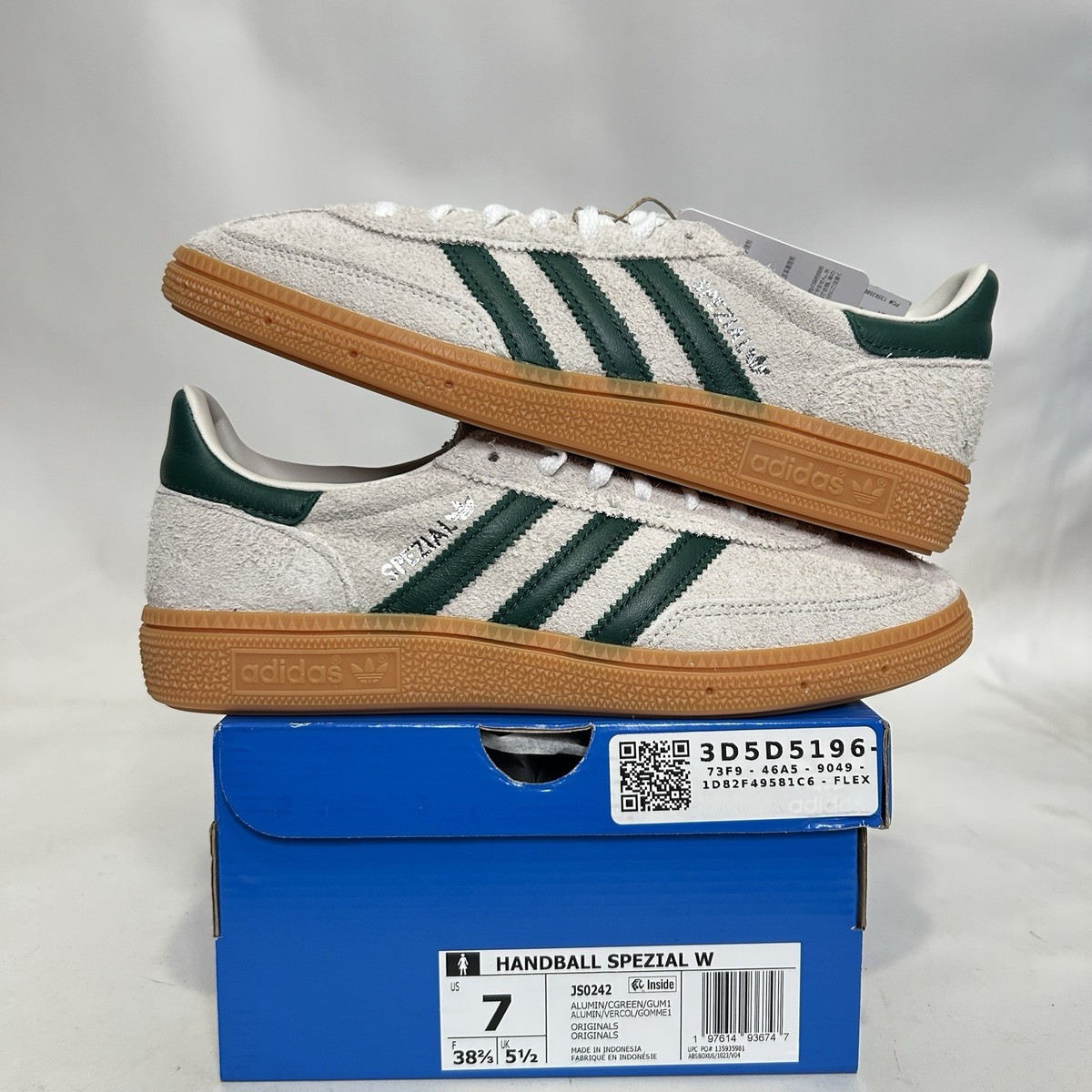 Adidas Handball Spezial WMNS “Alumina Grey Collegiate Green